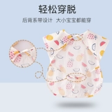 Водонепроницаемый детский слюнявчик, хлопковый летний тонкий нагрудник, фартук для рисования без рукавов, анти-грязь, с карманом