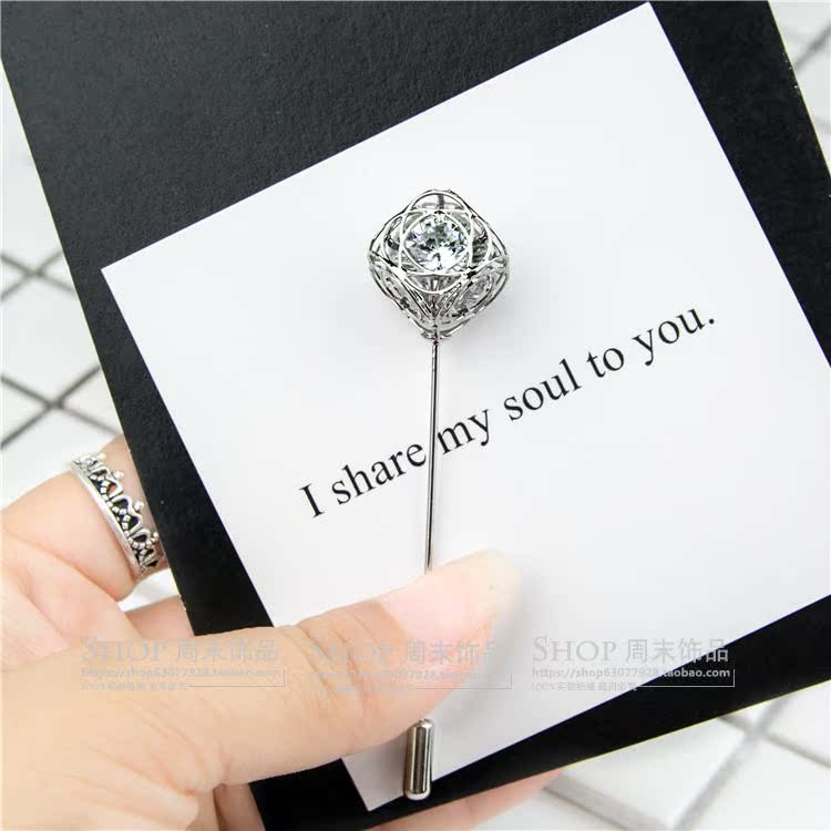 Broche Lovers en Zircon diamant - Ref 1178652 Image 6