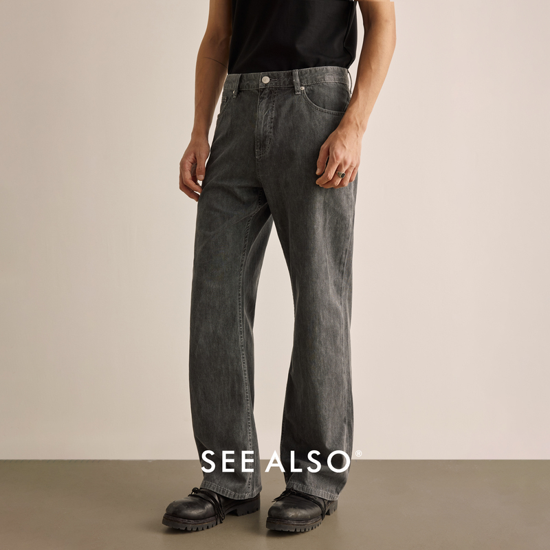 See Also『Black Label Series』Triacetate High-End Limited Edition Relaxed Old Money Vintage Loose Straight-Leg Jeans