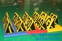 Custom markers Triangle Code Line Sign for Rugby Game