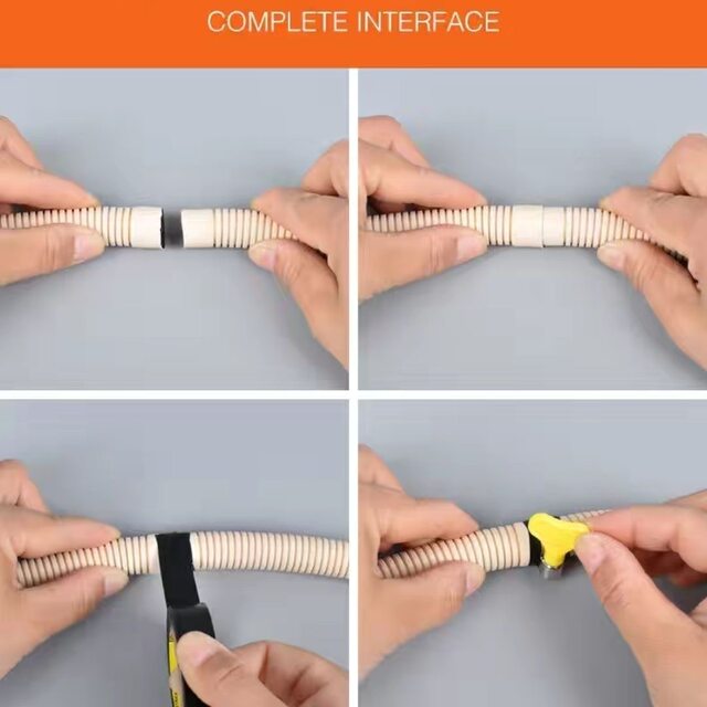 Xuelide Double-Layer Extended Air Conditioner Drainage Hose, Soft Pipe for Indoor and Outdoor Units, Water Drainage, Drip Protection, Sun Protection, Thickened