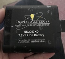 The original New INSPIRED ENERGY ND2057XD ND2057XD24R10 7 2V lithium battery