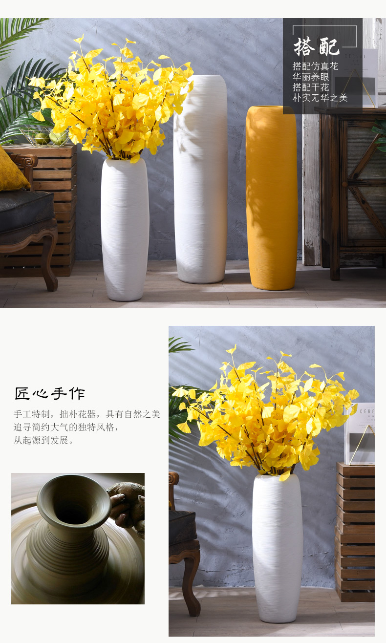 The Nordic ceramic vases, I and contracted furnishing articles home sitting room TV ark, dried flower arranging flowers adornment window