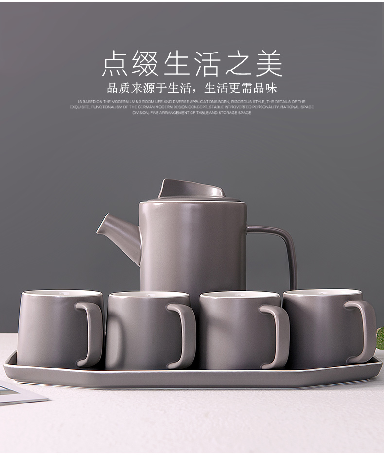 Home sitting room the teapot tea cup with a cup of water kettle with ceramic tea tea cup suit suit restaurant