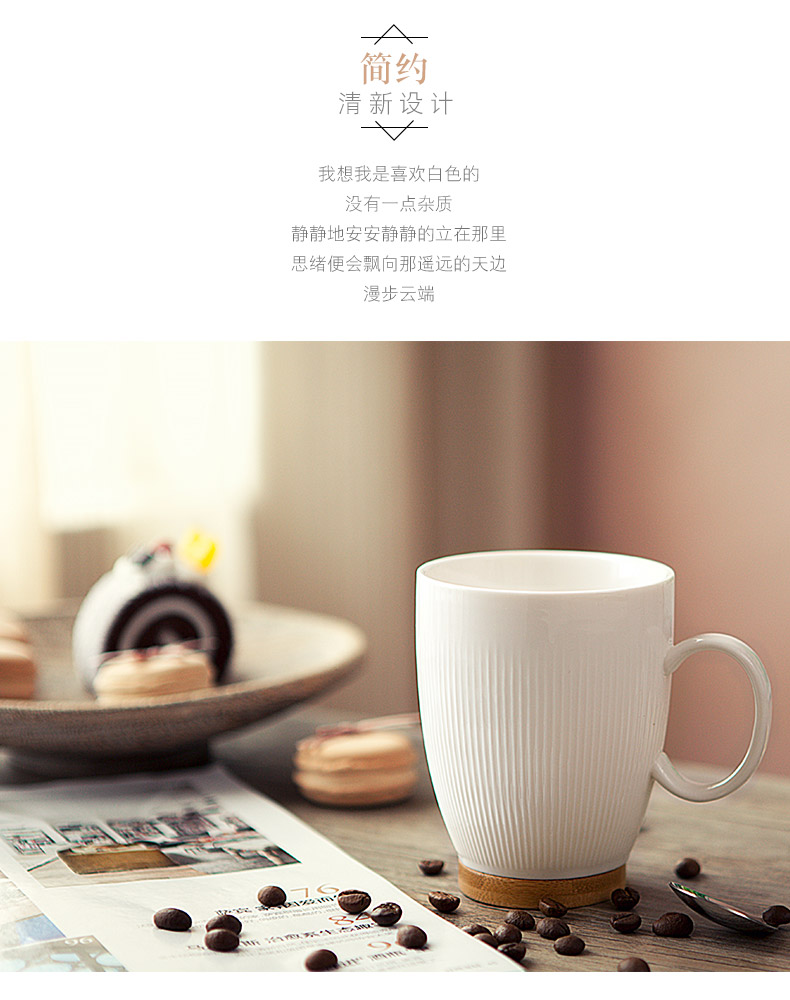 Boreal Europe style coffee cup keller ceramic cups milk cup contracted office creative picking gift cup