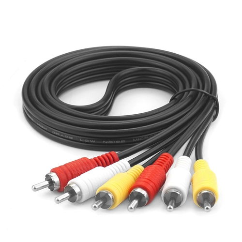 AV Line Three -Three Video Cable Set -Top Box и TV Connection Line DVD/VCD -видео диск