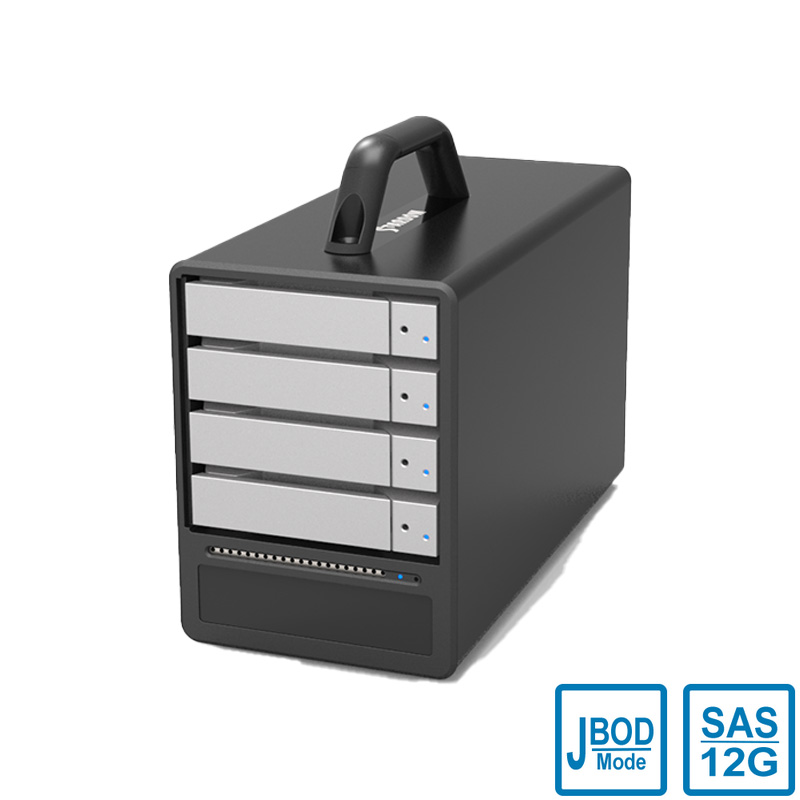 Stardom ST4-U6 Tower 4 disc bit SFF-8644 miniSAS 12Gb Hard disc array cabinet JBOD