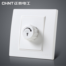 Диммер 正泰电工 new7l钢架系列 500瓦调光开关面板 墙壁开关插座 正品