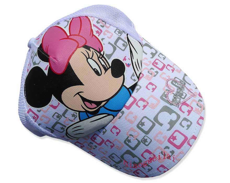 Cartoon Children Baseball Cap Umbral Hat Outdoor Hat Sun Hat Sunscreen Hat Boy Girl A6-117