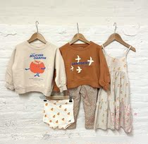 Division Horse Warm Spot TinyCottons 22SS male and female children casual cartoon letters printed acrosse sweatpants