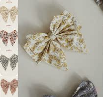 Division Horse Warmth Church Kongres Slojd 22SS Child Girls Broken Flowers Butterfly Knot Hair Clip Hair Accessories LITTLE fresher