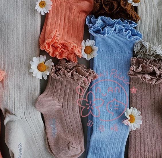 Division Horse Warm Church Spot Collegien Children Adult Lace Lace Short Socks Retro Sweet Beauty Can Be Matched