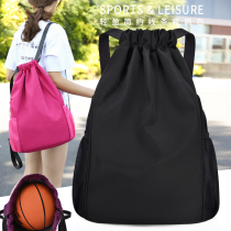 Basketball training bag Shoulder large capacity student sports fitness bag Basketball bag Football bag Shoe storage bag drawstring mouth