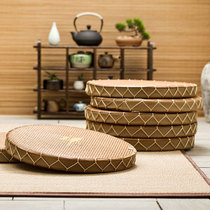 Day-style rattan chizen meditation cushion floating window cushion tatami cushion hand woven round cushion to take a meditation cushion thickened