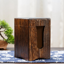 Solid Wood Tea Cup Shelf Tea Cup Containing Box Tea Cup tea Tea Set Tea Tea Set Square Home Tea Track Zero Fit