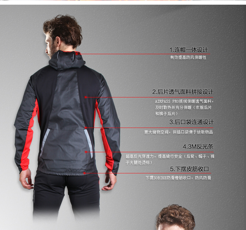 Tenue de cyclisme homme LANCE SOBIKE - Ref 2232023 Image 8
