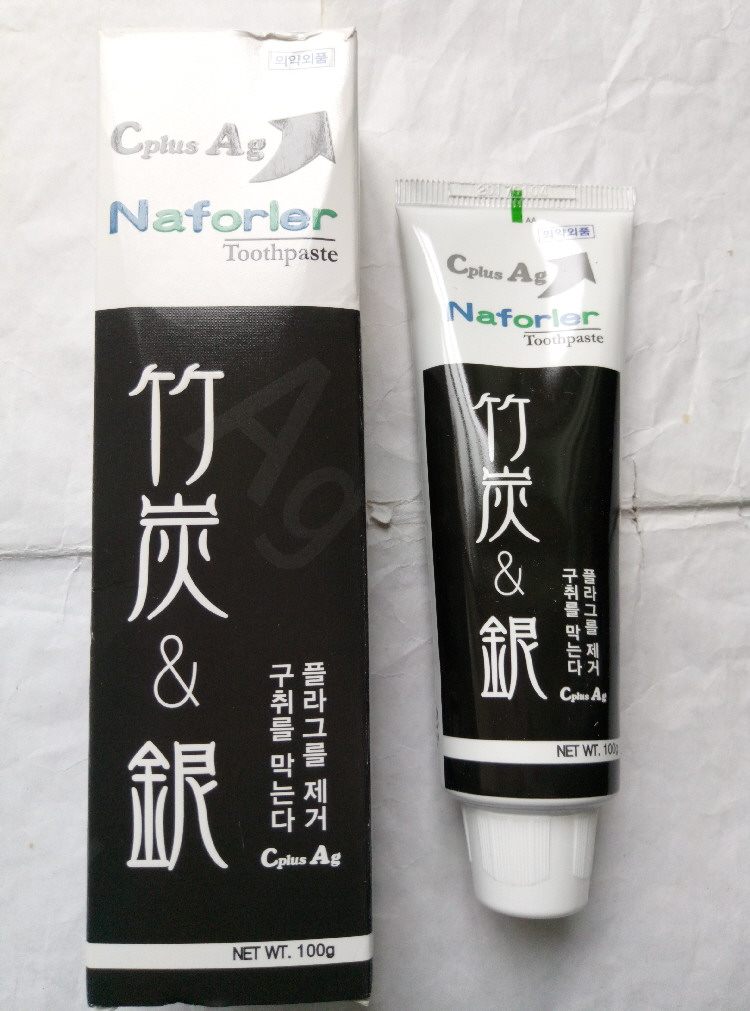 Country of origin: Korea imported original licensed imported NANO-UP NANO bamboo charcoal toothpaste Bamboo charcoal silver