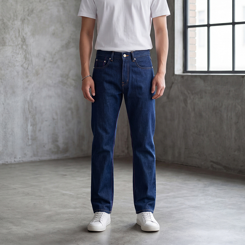 Blue Lace Thin 10.8oz Selvedge Denim Classic Straight-Leg Slightly Stretchy Raw Denim Jeans R-2210 Blue Lace Thin 10.8oz Selvedge Denim Classic Straight-Leg Slightly Stretchy Raw Denim Jeans R-2210