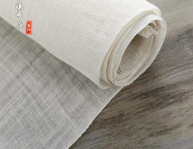 Tốt loại mềm mại và tinh khiết của vải mùa hè Tinh khiết ramie lacquer nghệ thuật lốp thủ công vải bố trang trí tường vải tự làm - Vải vải tự làm vải linen may quần