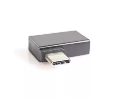 OTG conversion head left and right elbow aluminum alloy 90 degree right angle elbow usb female turn type-c male adapter