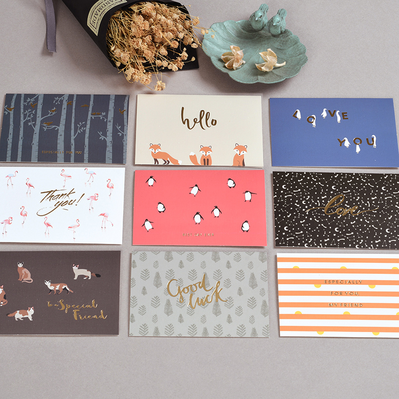 Ei and Nomini blessings greeting cards bronzed card Wanuse card thanks to Carmistress KamMINI-1813