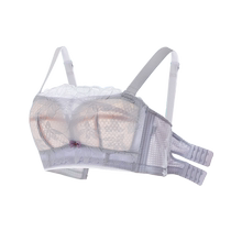 Womens thin full-cup breast-reducing anti-sagging adjustable sports bra for women with large breasts and small breasts.