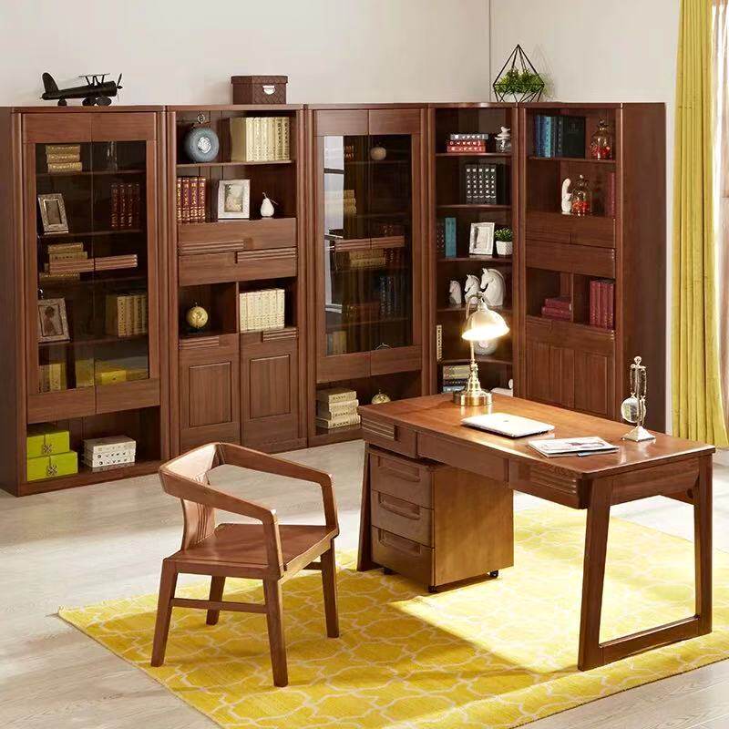 Light furniture New products all solid wood modern Chinese - style all - solid wood imported elm desk furniture environmentally friendly writing
