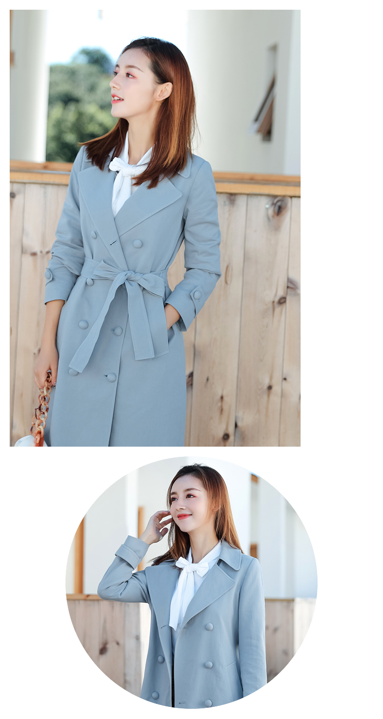 Trench pour femme MEFOUND    en Coton - Ref 3226854 Image 18