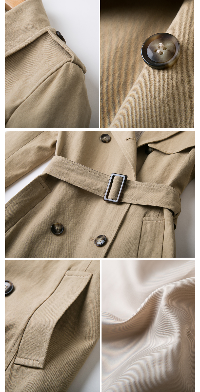 Trench pour femme MEFOUND    en Coton - Ref 3227521 Image 42