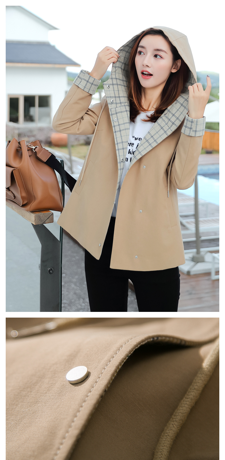 Trench pour femme MEFOUND    en Coton - Ref 3227453 Image 16