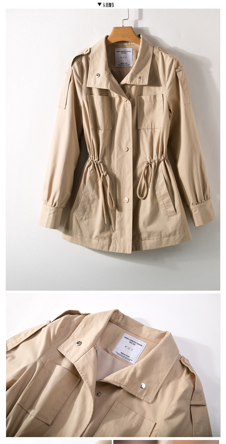 Trench pour femme MEFOUND    en Coton - Ref 3227659 Image 30