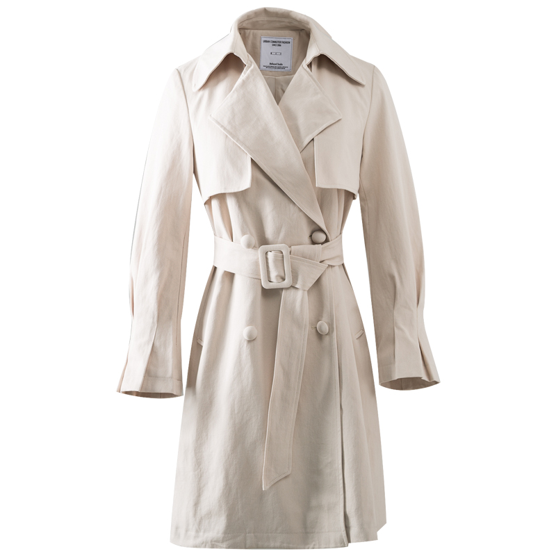 Trench pour femme MEFOUND    en Coton - Ref 3227397 Image 5