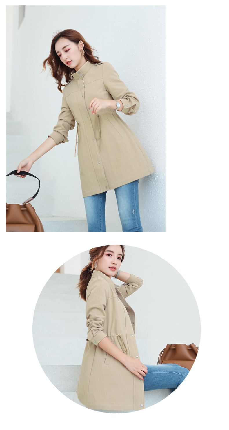 Trench pour femme MEFOUND    en Coton - Ref 3228352 Image 20