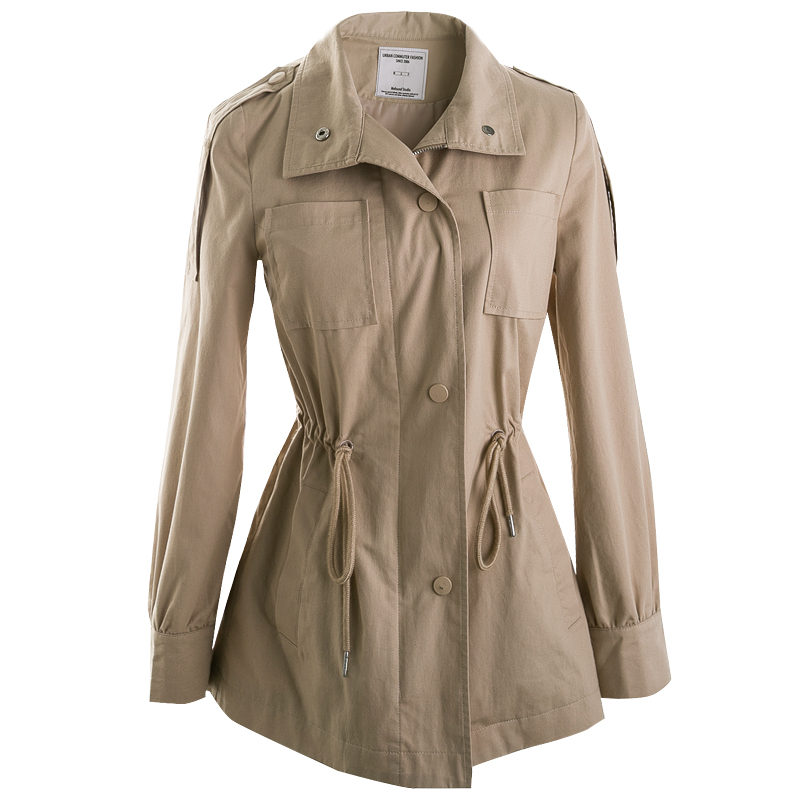 Trench pour femme MEFOUND    en Coton - Ref 3227659 Image 5