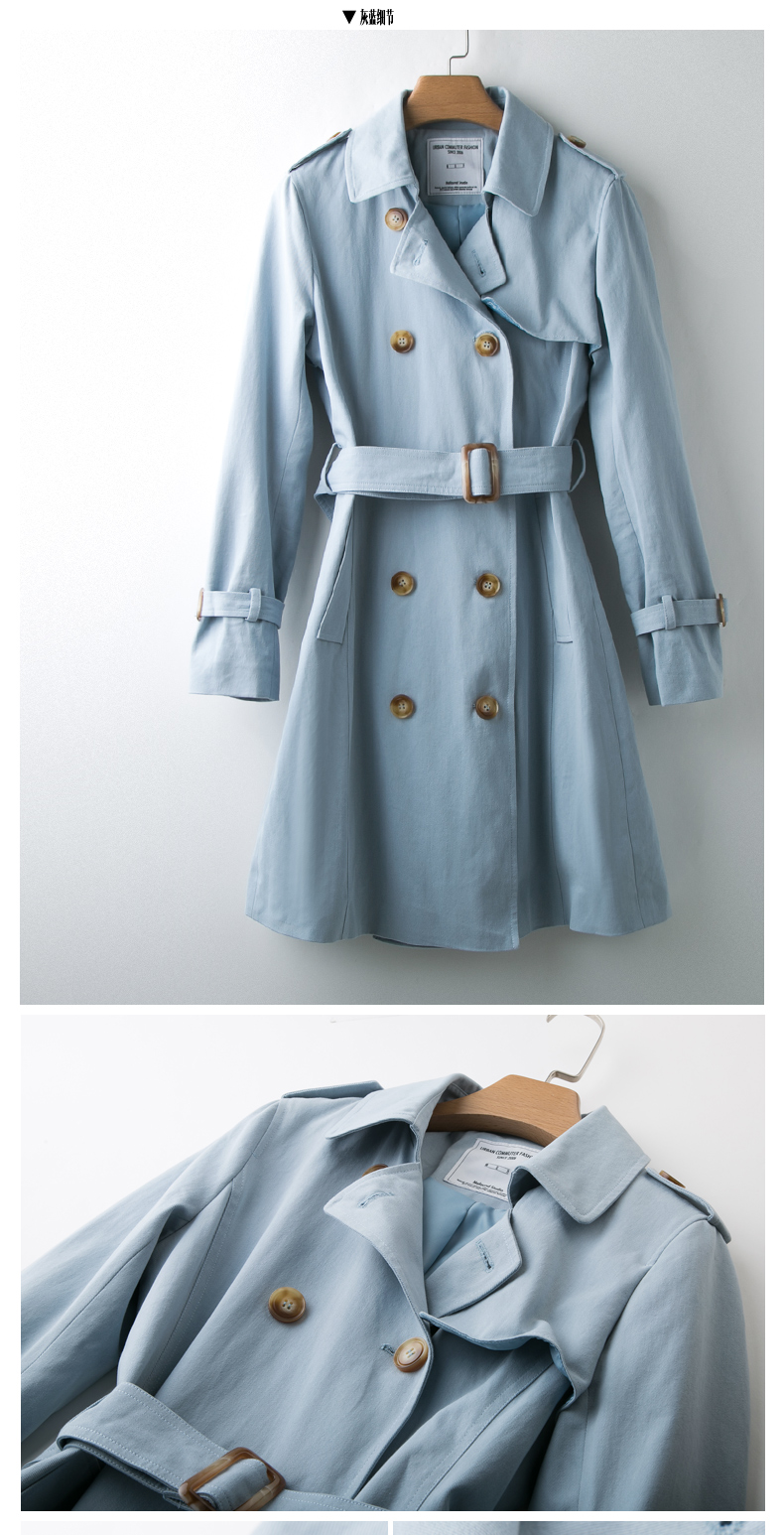 Trench pour femme MEFOUND    en Coton - Ref 3227521 Image 43