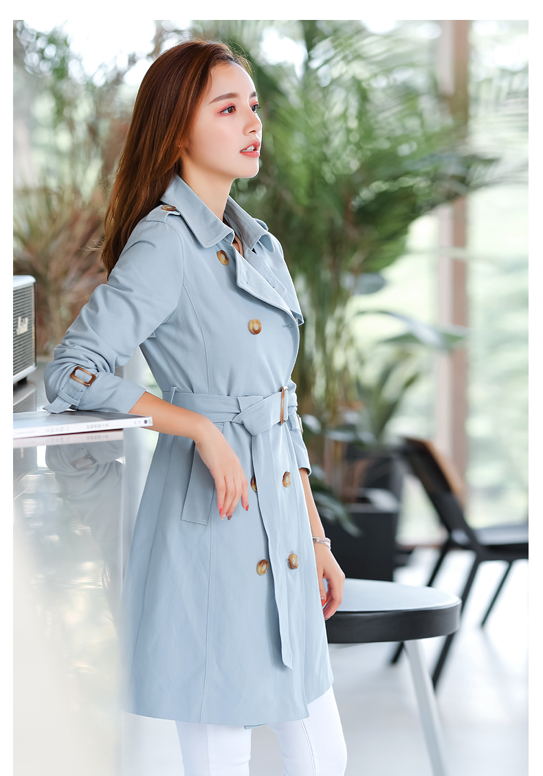 Trench pour femme MEFOUND    en Coton - Ref 3227521 Image 26