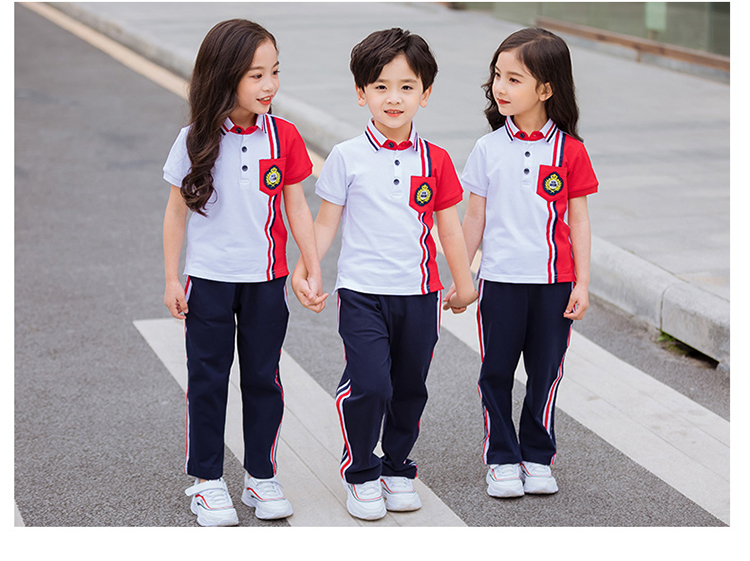 Quần áo sân vườn mẫu giáo ba quán bar nam xuân hè phục vụ lớp thể thao họp quần áo tốt nghiệp đồng phục tiểu học nữ phù hợp với - Đồng phục trường học / tùy chỉnh thực hiện đồng phục mầm non đẹp