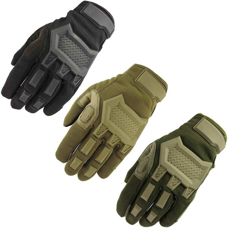 Rhinoceros Combined Armor Lightweight Tactical Gloves Male Omnidirectional Special Combat Soldier Fans Sniper Gloves 2-7
