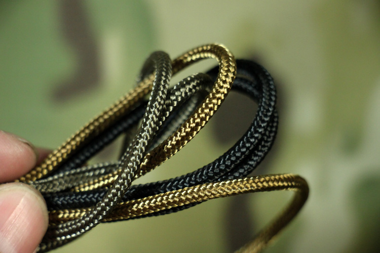 No. 7 Material high-quality nylon braided umbrella rope abrasion-proof and anti-pull fit to make laces not flame retardant