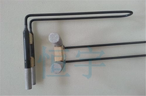 Right-angle U-shaped silicon-molybdenum rod 7-shaped high-temperature furnace heating rod denture furnace atmosphere furnace experimental furnace special silicon-molybdenum rod