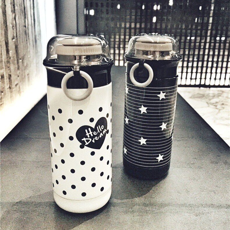 DIY trendfrosted Korean version of insulated cup water glass sub-male creative personality student Jane about the female 500ml