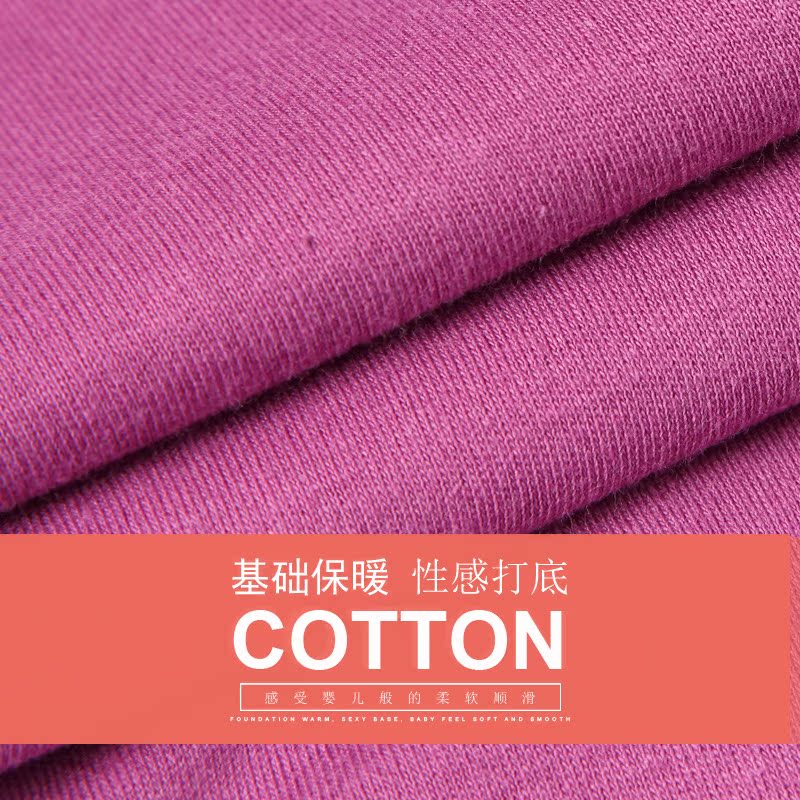 bông mới womens ấm bộ đồ lót mỏng quanh cổ áo slepter phụ nữ quần áo cotton mùa thu mùa thu bông áo len.