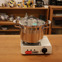 304 stainless steel soup pot thickened Composite bottom pot straight high soup pot noodle pot induction cooker gas Universal