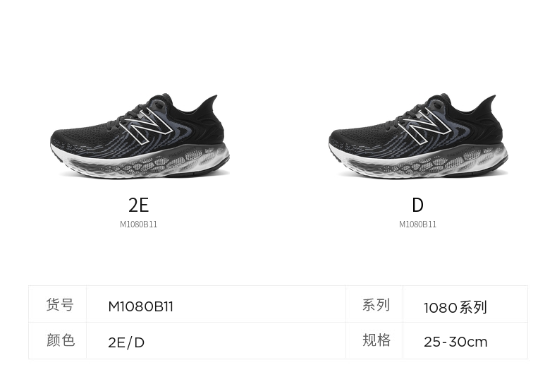神价 New Balance顶级缓震跑鞋 男士1080系列运动跑步鞋 图7