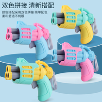 Childrens toy small pistol soft bullet gun Suction cup bullet foam bullet Parent-child interactive manual shooting 3-6 years old baby