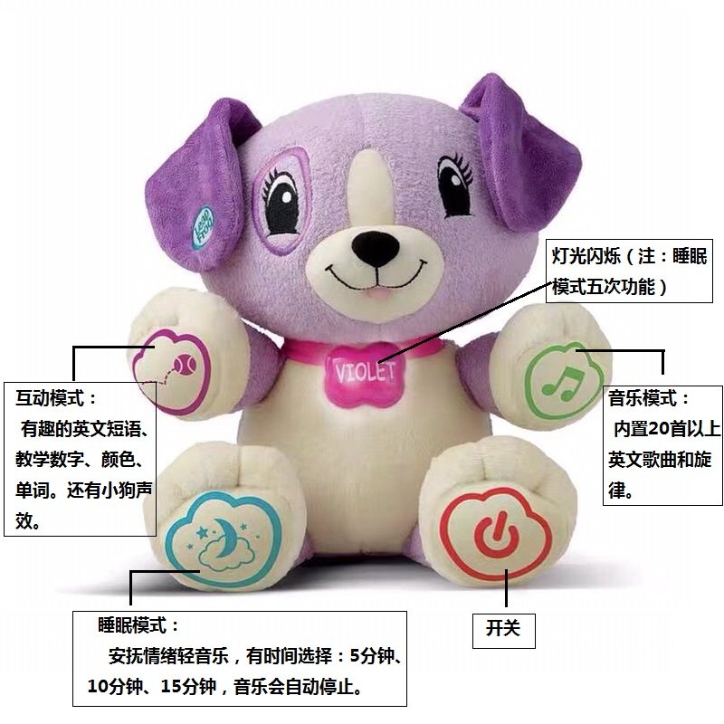 LeapFrog Spanish Puppy: Bilingual Fun & Soothing Comfort for Newborns! - Product image 7