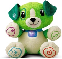 LeapFrog electronic plush pet dog with sound light and music interactive early education learning English toy