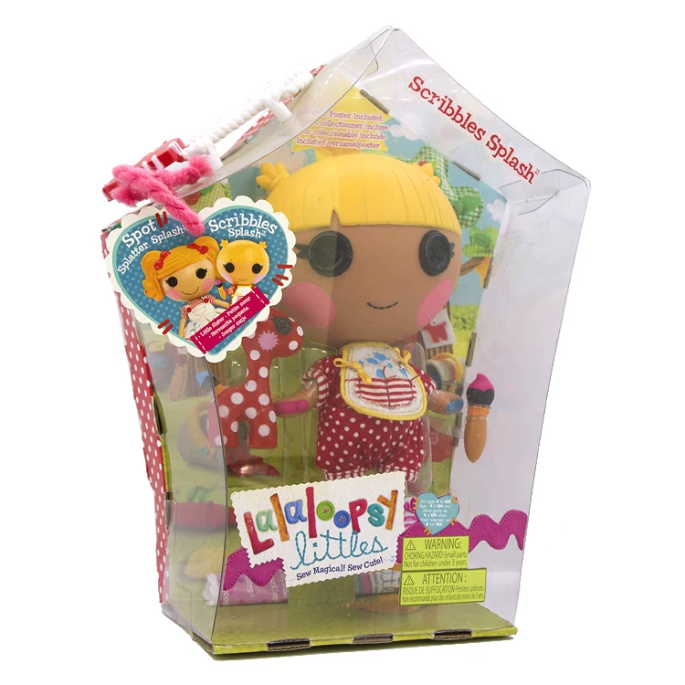 Кукла Lalaloopsy Scribbles Squiggle 20 см, MGA, съёмная одежда и аксессуары (в коробке или без)