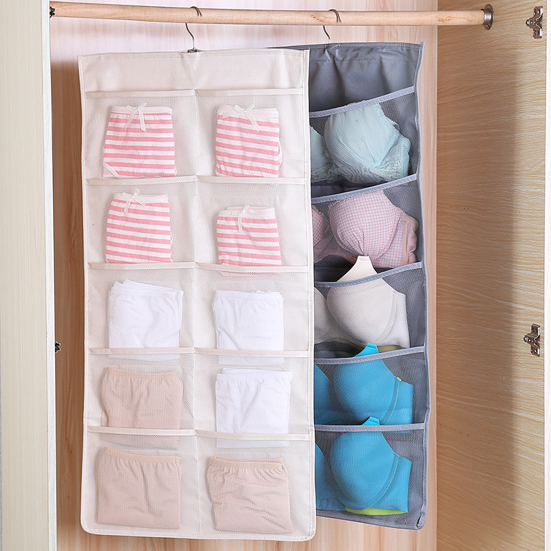 Wardrobe Underwear Socks Cashier Bag Hung Bag Storage Bag Storage Bag Wall Hanging Dormitory Closet Suspended of Vinity Instrumental Cloth