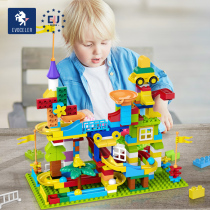 UK evoceler childrens large granule building blocks assembly baby toys Early education puzzle boys and girls 3-6 years old